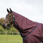 Amigo Cubrecuellos Turnout 1200D 0g Burgundy/Navy/Titanium Grey