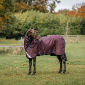 Amigo Turnout Plus 1200D 50g Burgundy/Navy/Titanium Grey