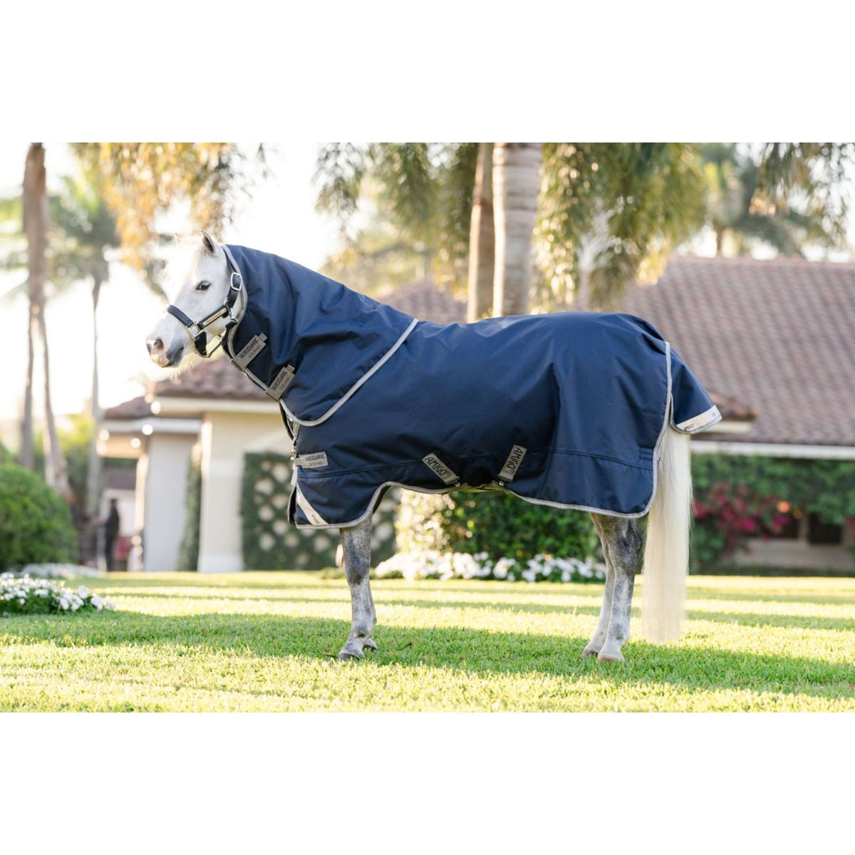 Amigo Turnout 1200D Plus Pony 0g Marino/Gris Titanio/Plateado