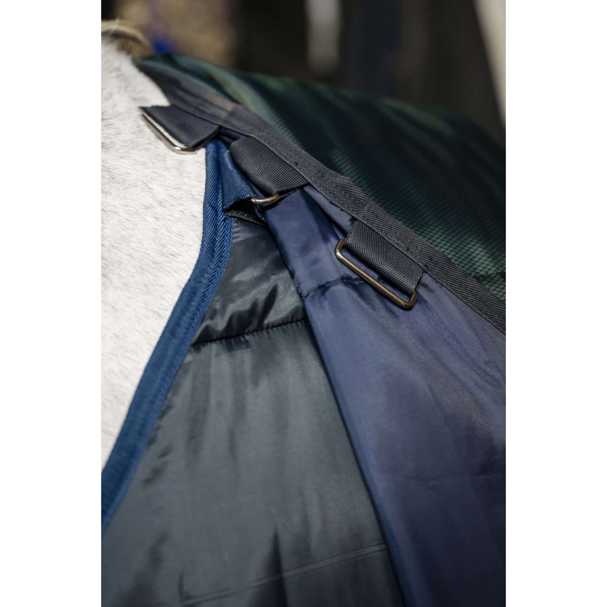 Amigo Ripstop Insulator Stable 200g Dynasty Green/Navy/Silver