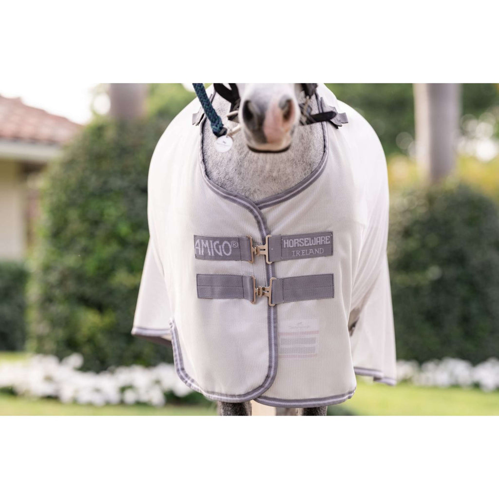 Amigo Bug Rug Plus Pony Plata/Gris Titanio/Plata