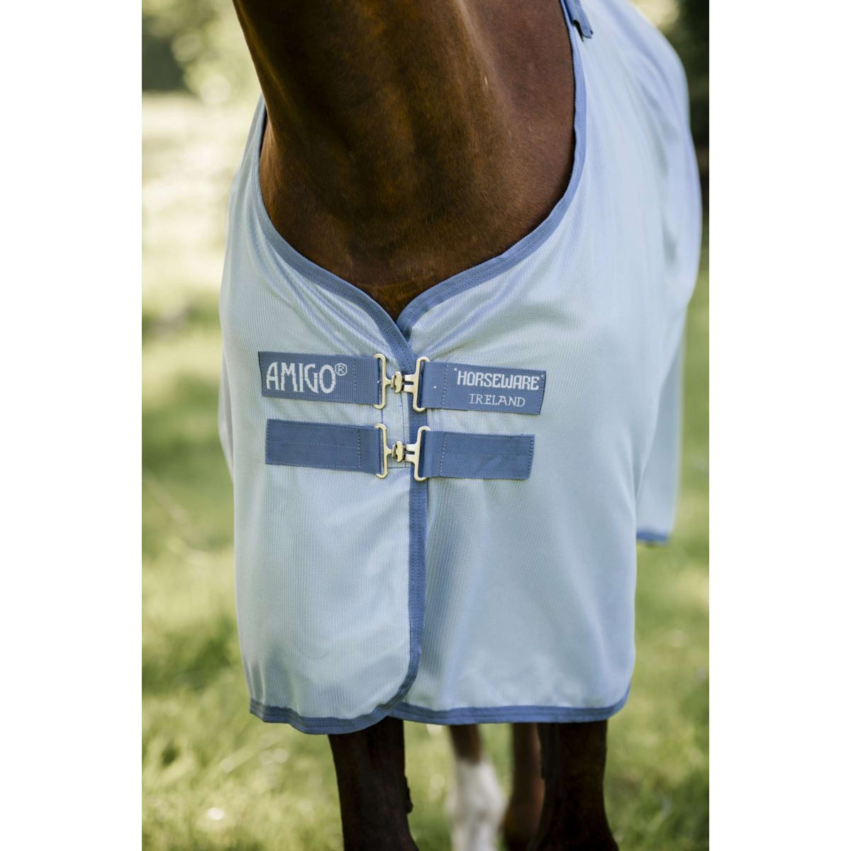 Amigo Bug Rug Plus Heather Blue/Blue/Silver