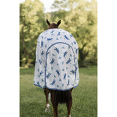 Amigo Bug Rug Dragonfly Print/Silver/Blue/Sage