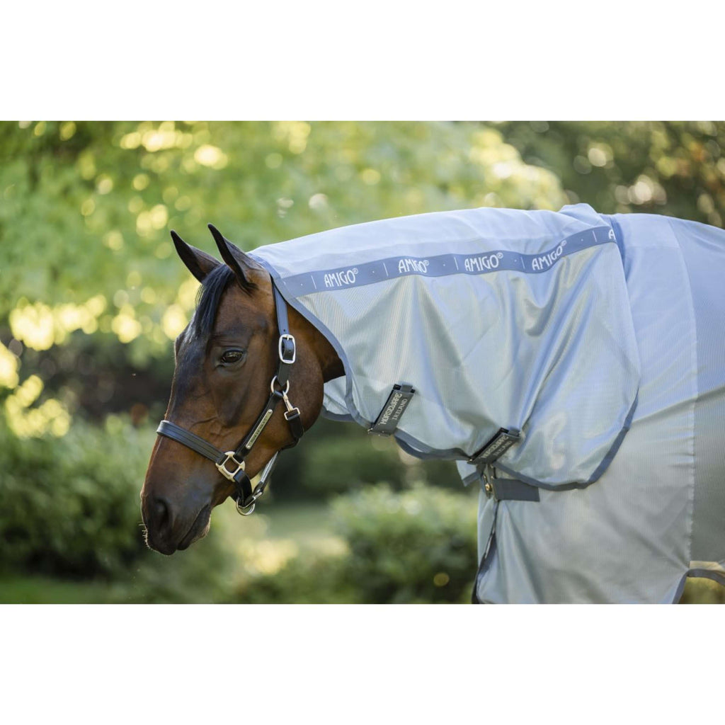 Amigo Manta Antimoscas Integrated Heather Blue/Blue/Silver
