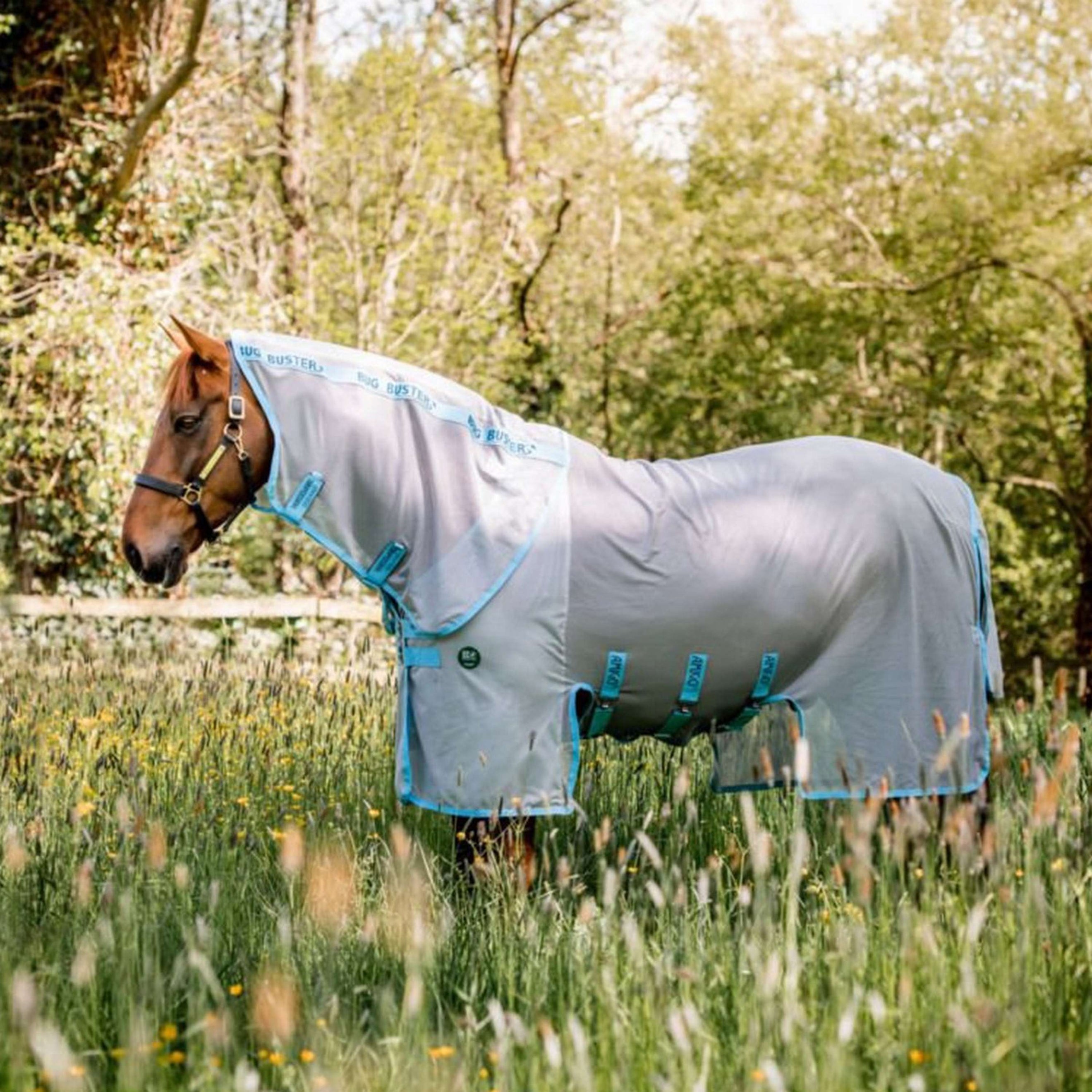 Amigo Manta Antimoscas Eco Bug Buster Silver/Sky Blue