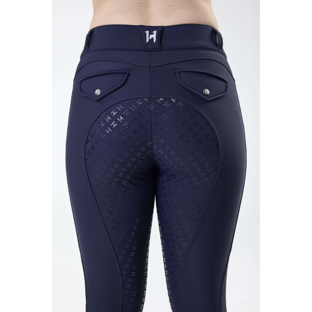 Horseware Leggings de montar de invierno FlexFit Full Seat Core Navy