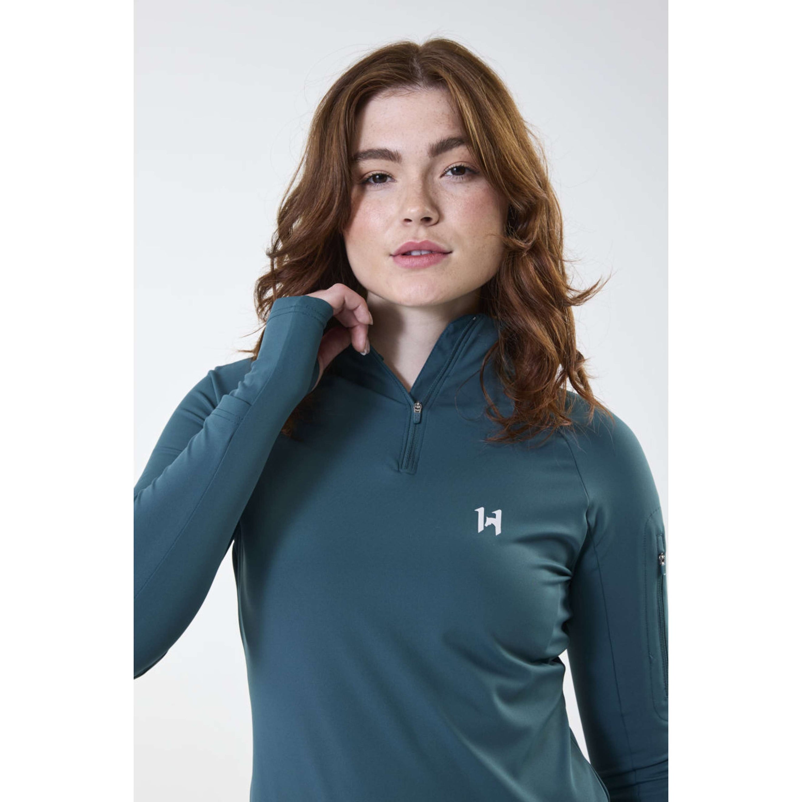 Horseware Camiseta Strive Winter Zip Dynasty Green Horseware Camiseta Strive Winter Zip Dynasty Green