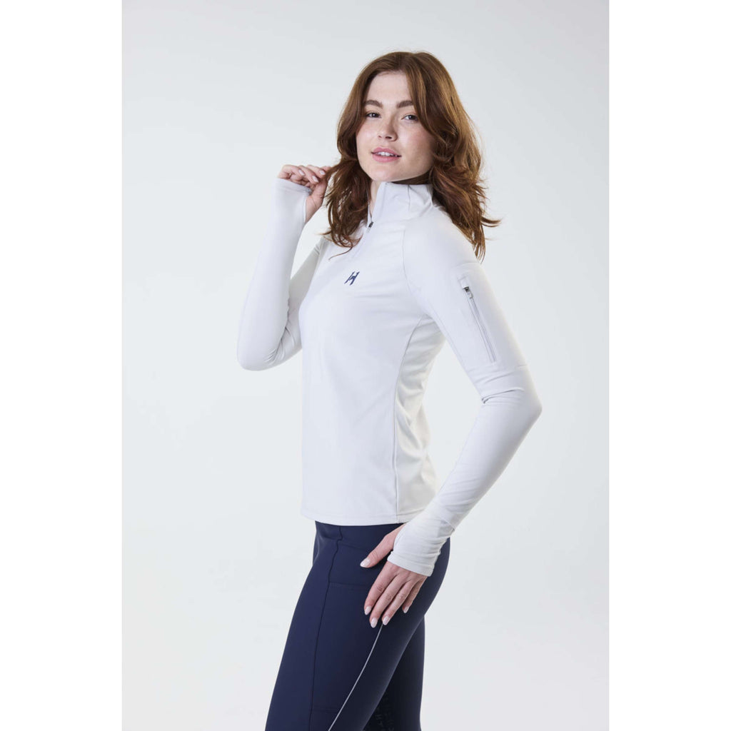Horseware Camiseta Strive Winter Zip Gris