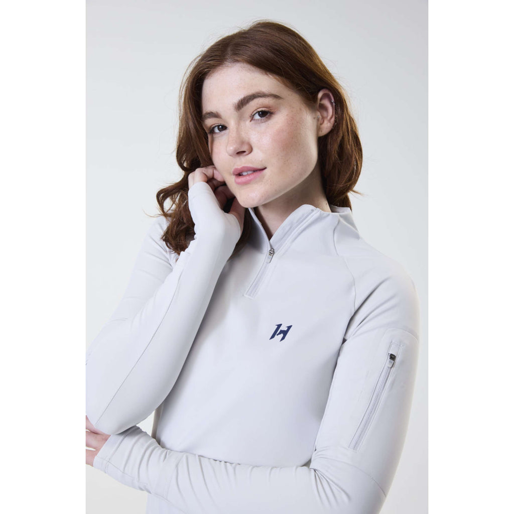 Horseware Camiseta Strive Winter Zip Gris
