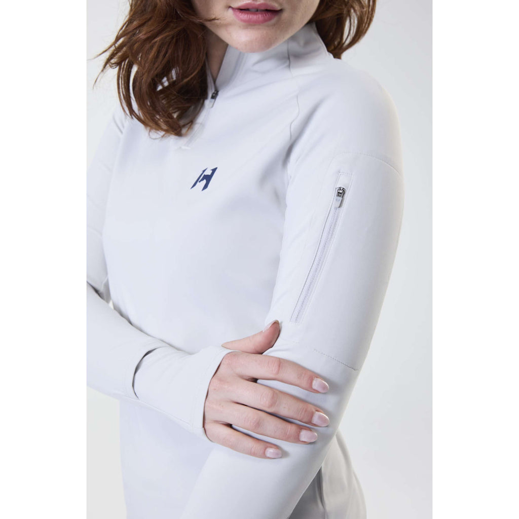 Horseware Camiseta Strive Winter Zip Gris