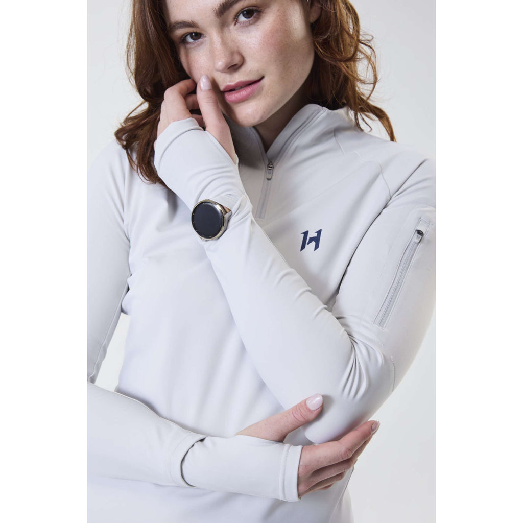 Horseware Camiseta Strive Winter Zip Gris