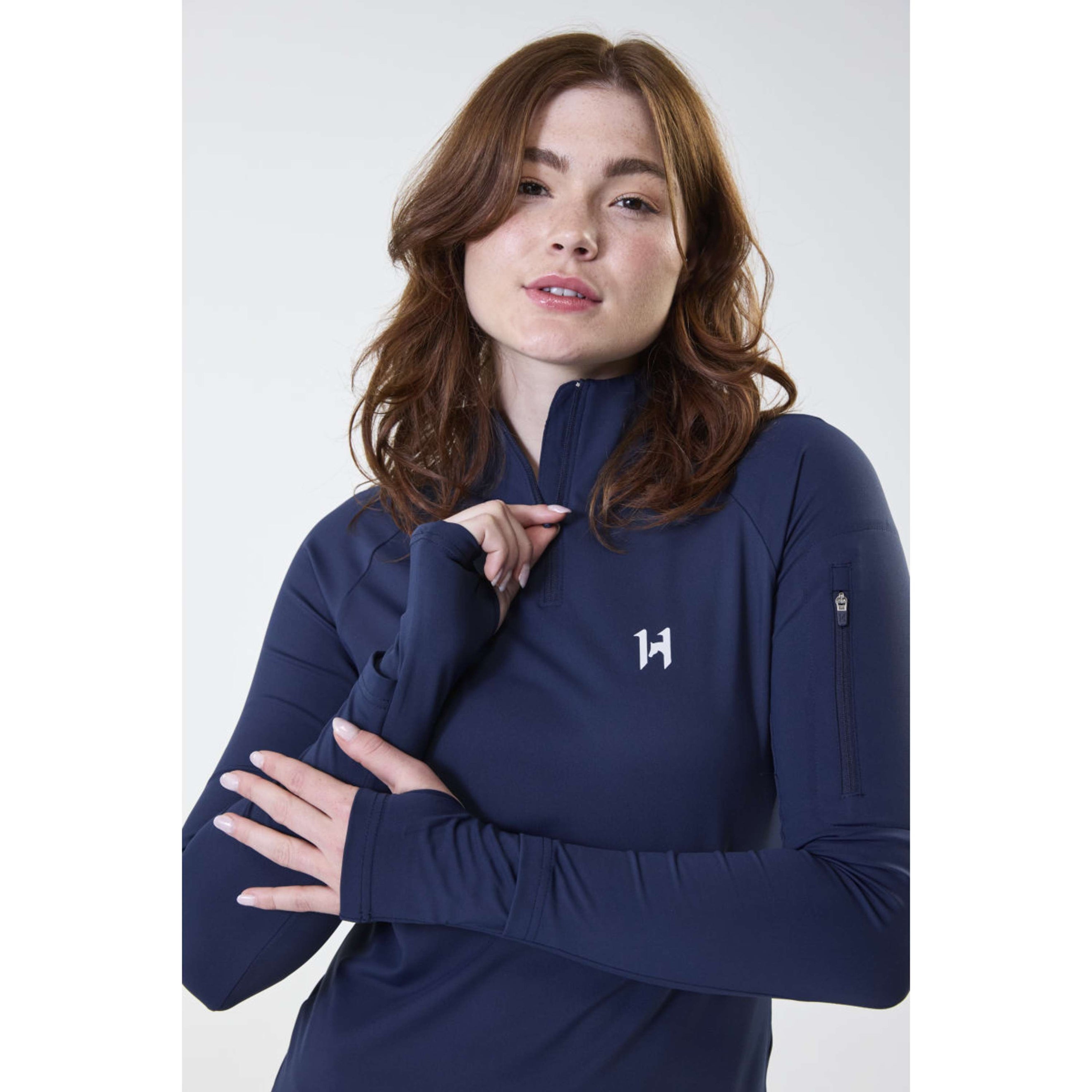 Horseware Camiseta Strive Winter Zip Core Navy Horseware Camiseta Strive Winter Zip Core Navy