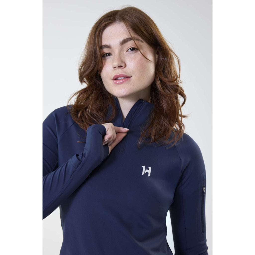 Horseware Camiseta Strive Winter Zip Core Navy