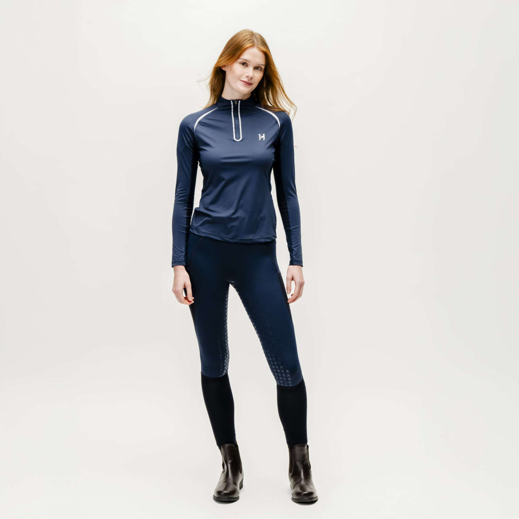 Horseware Camiseta Stamina Long Sleeve Core Navy