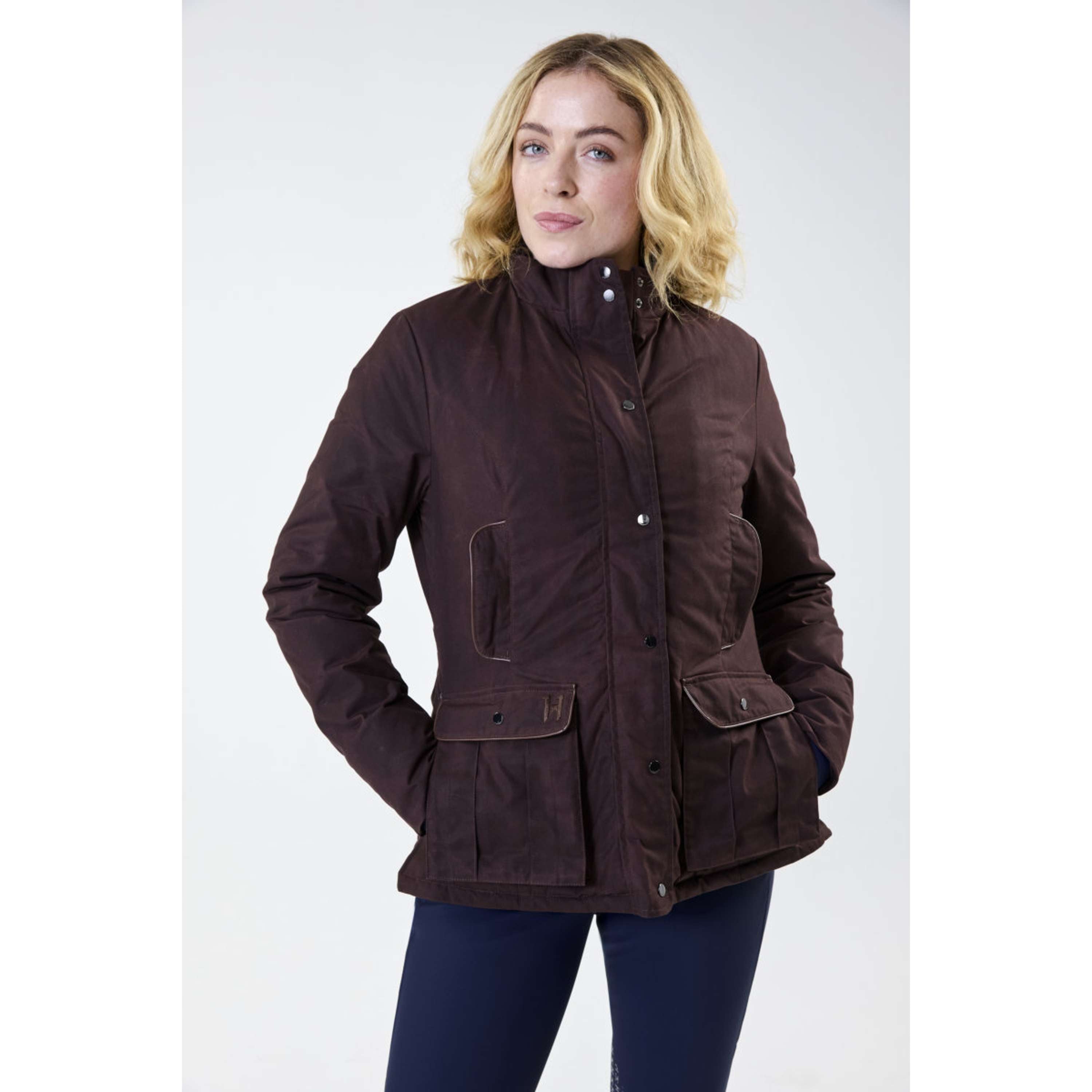 Horseware Chaqueta encerada Newmarket Marron