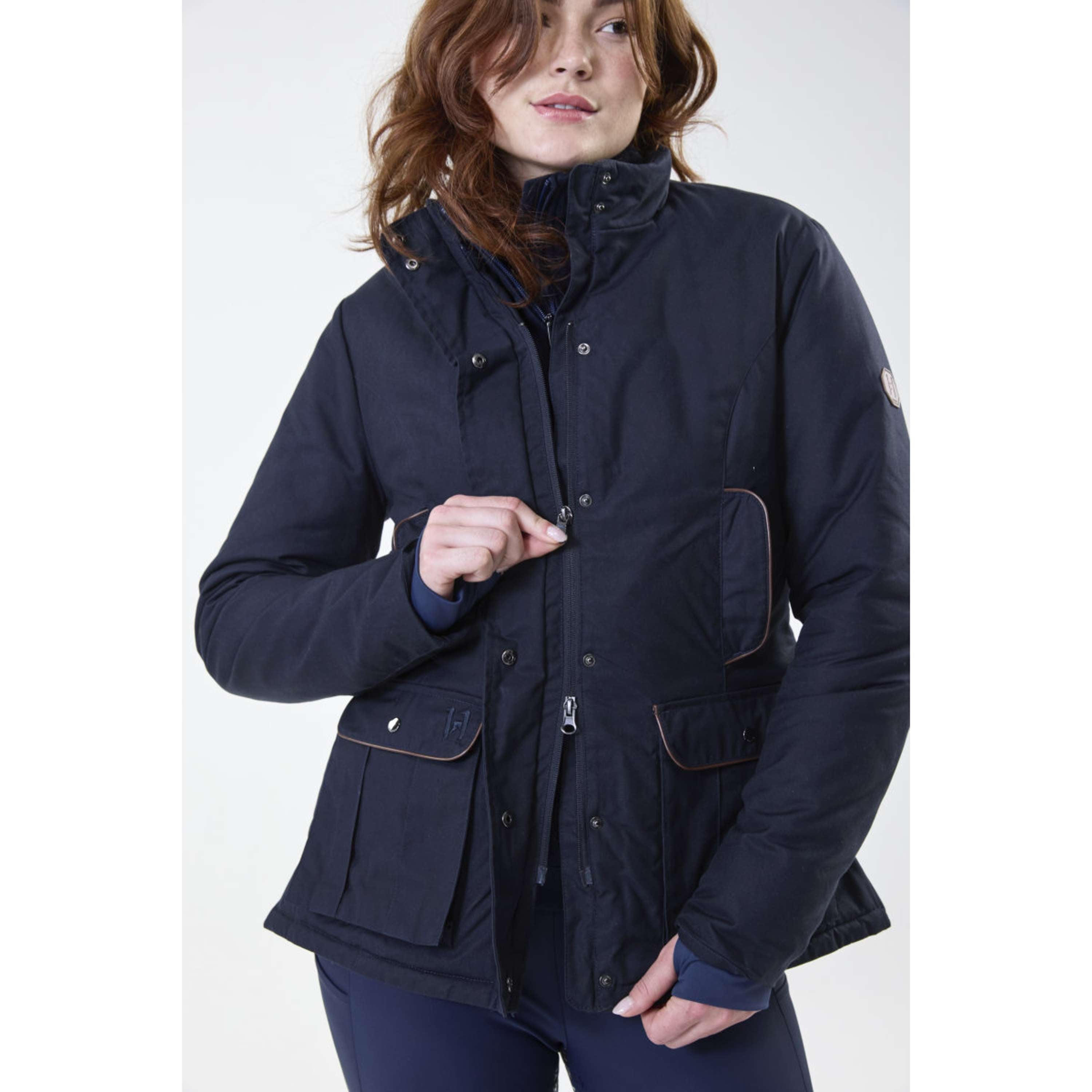 Horseware Chaqueta encerada Newmarket Core Navy