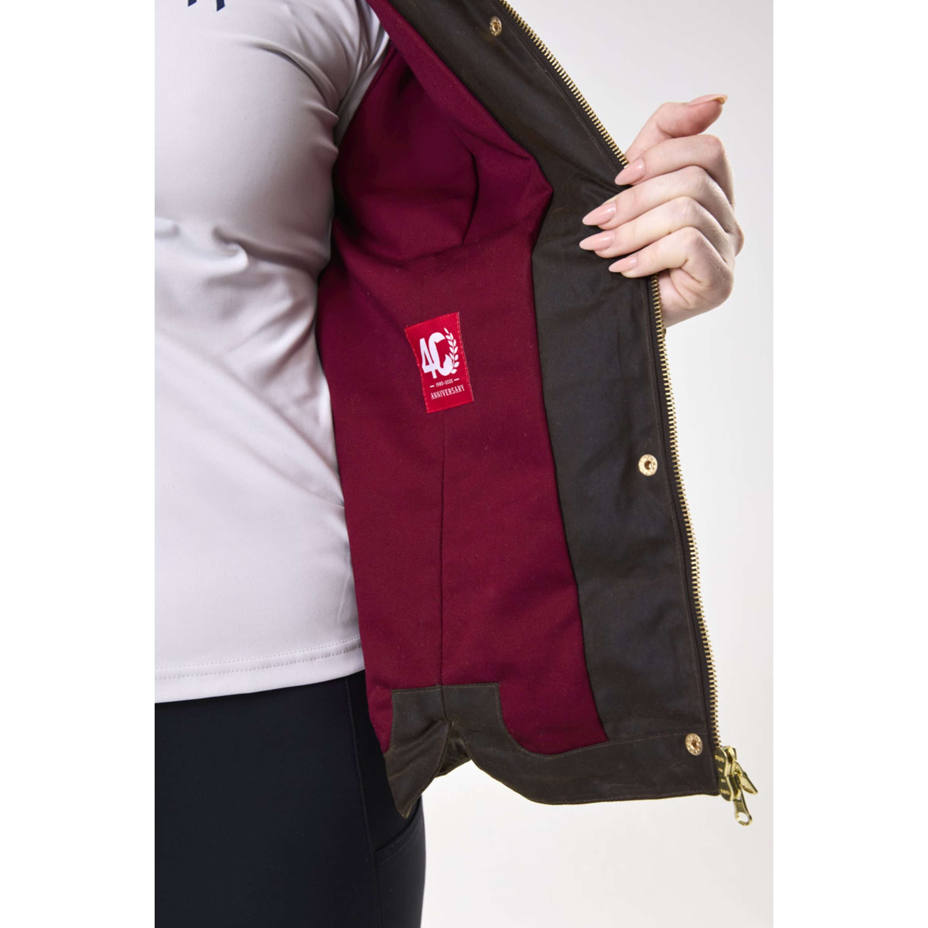 Horseware Chaqueta encerada 40 Year Heritage Bay/Rambo Green