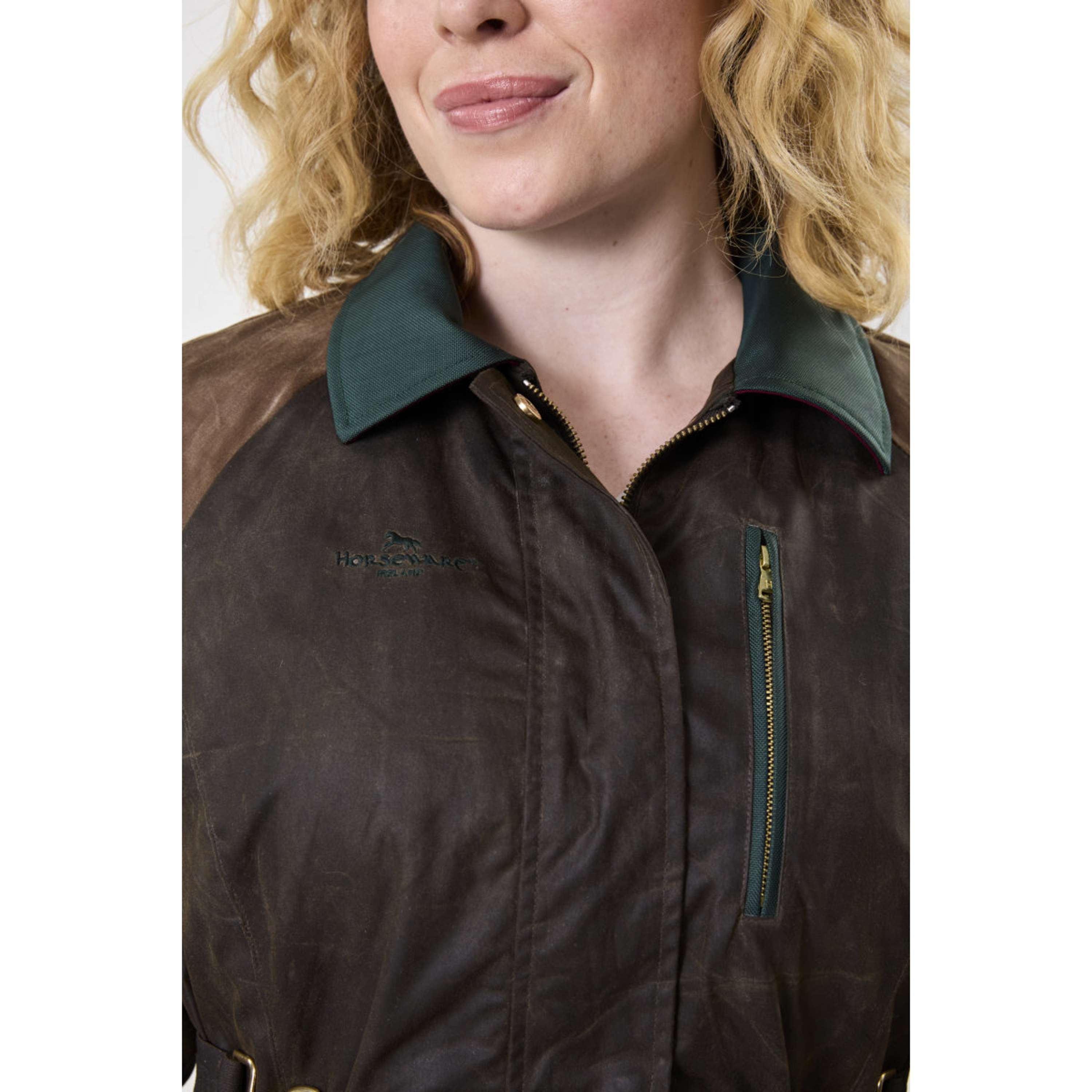 Horseware Chaqueta encerada 40 Year Heritage Bay/Rambo Green