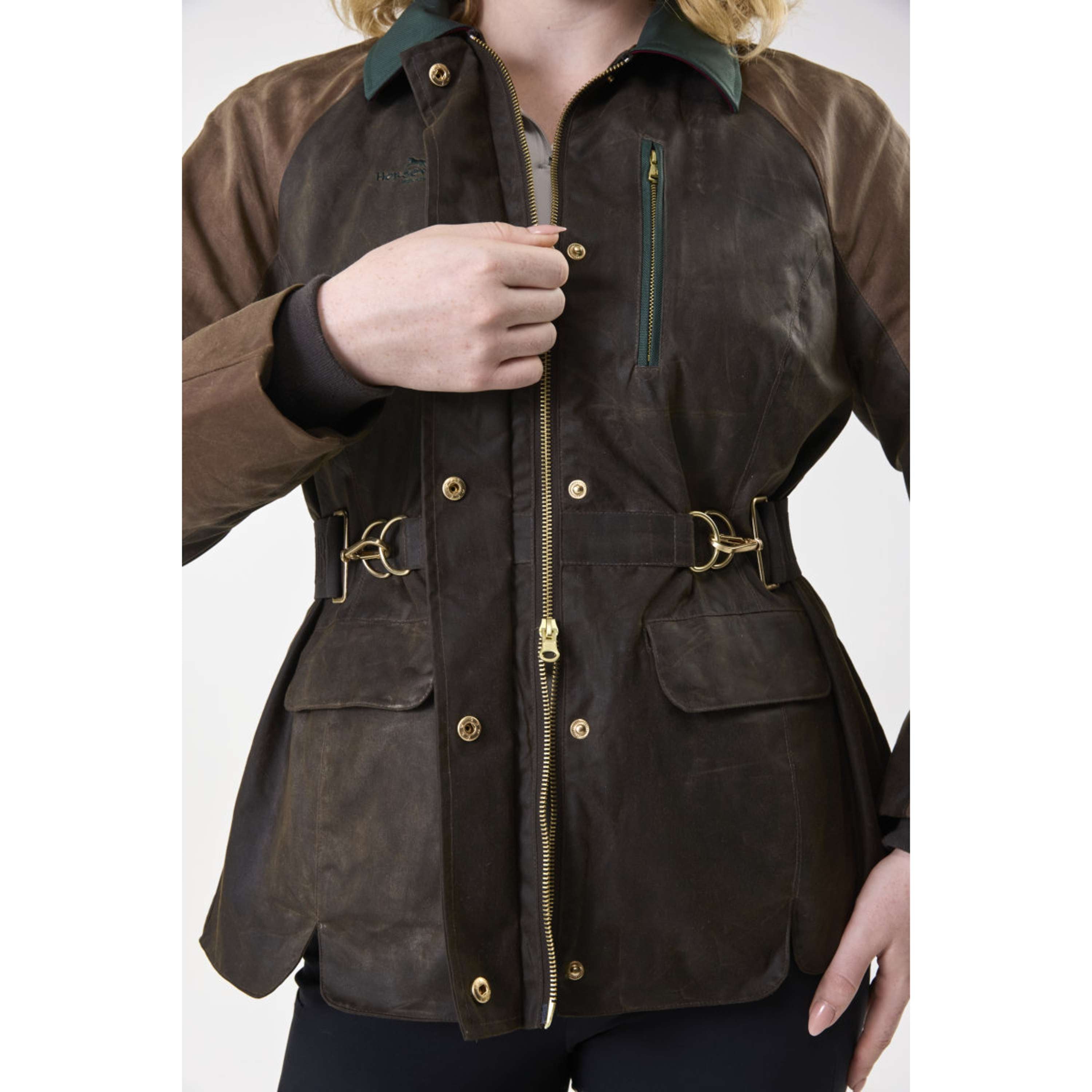 Horseware Chaqueta encerada 40 Year Heritage Bay/Rambo Green