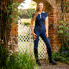 Horseware Pantalón de Equitación Newmarket High Rise Full Seat Navy