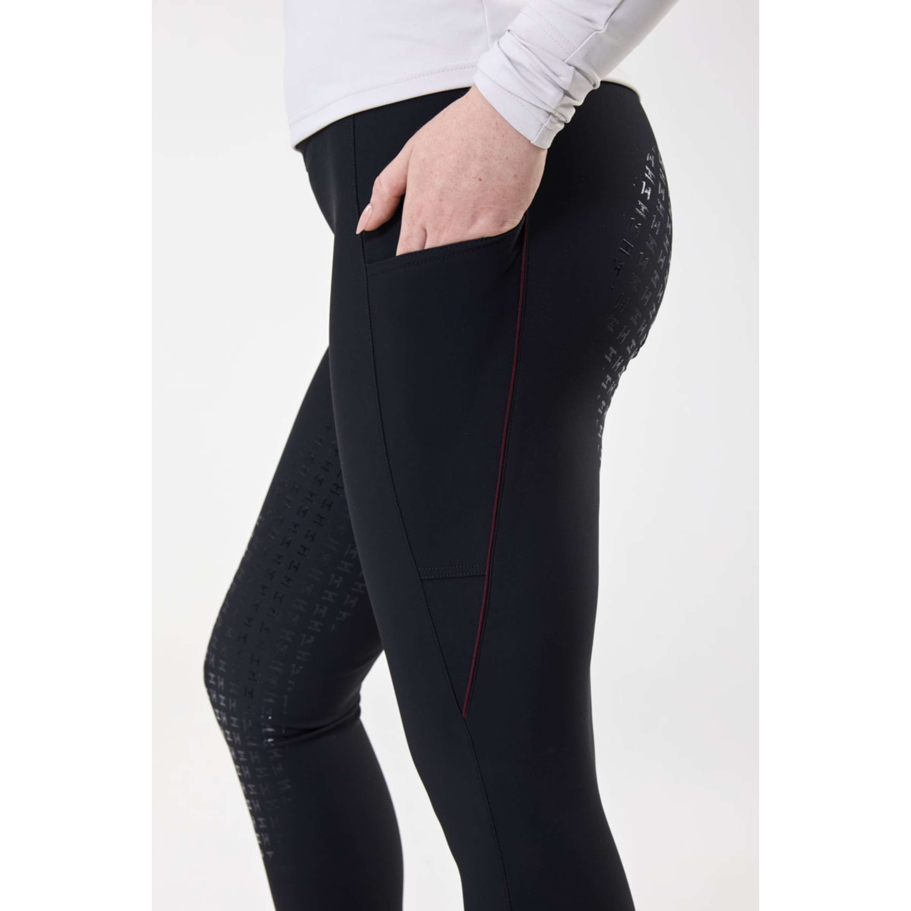 Horseware Legging de Equitación de Invierno Optifit Full Seat Core Black
