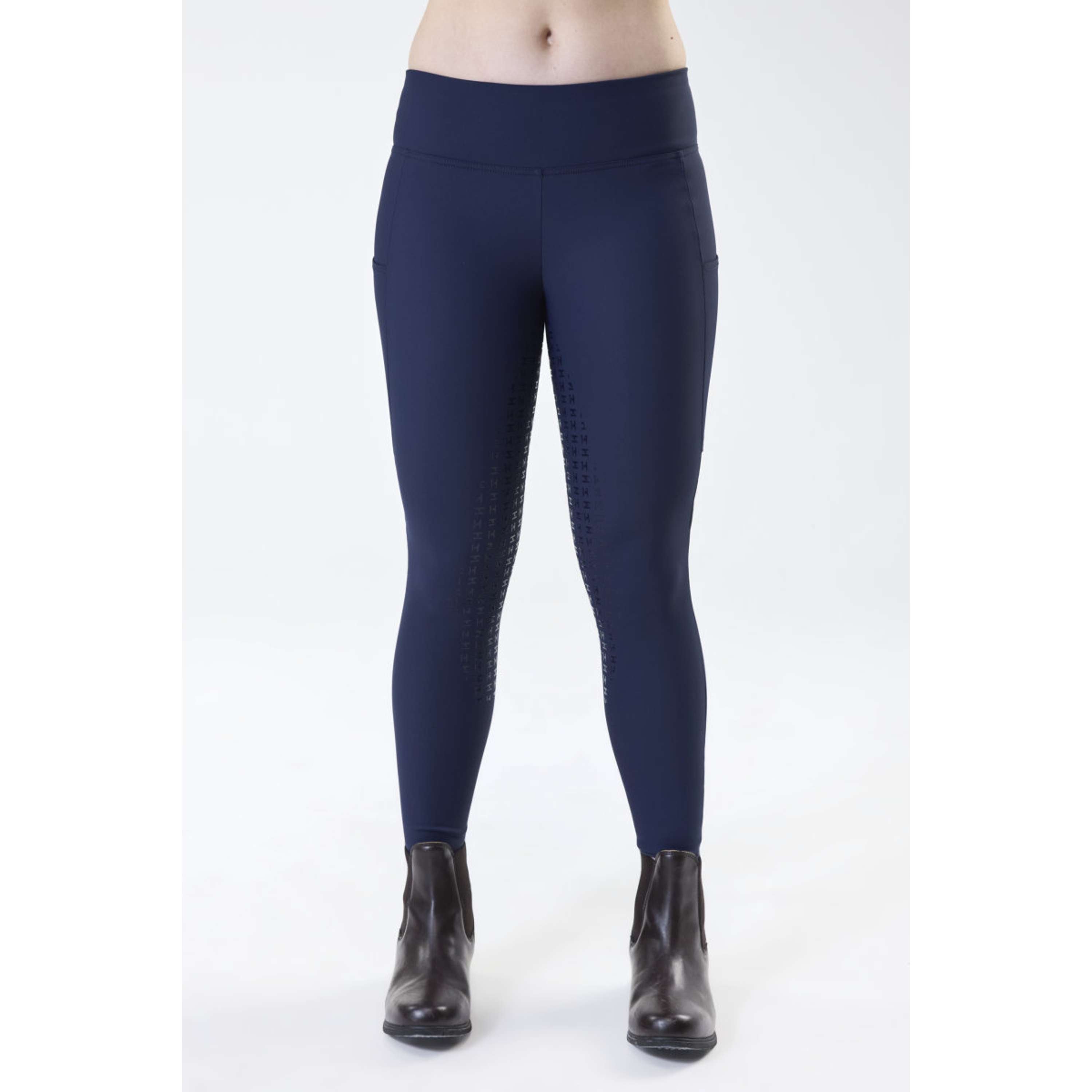 Horseware Legging de Equitación de Invierno Optifit Full Seat Core Navy