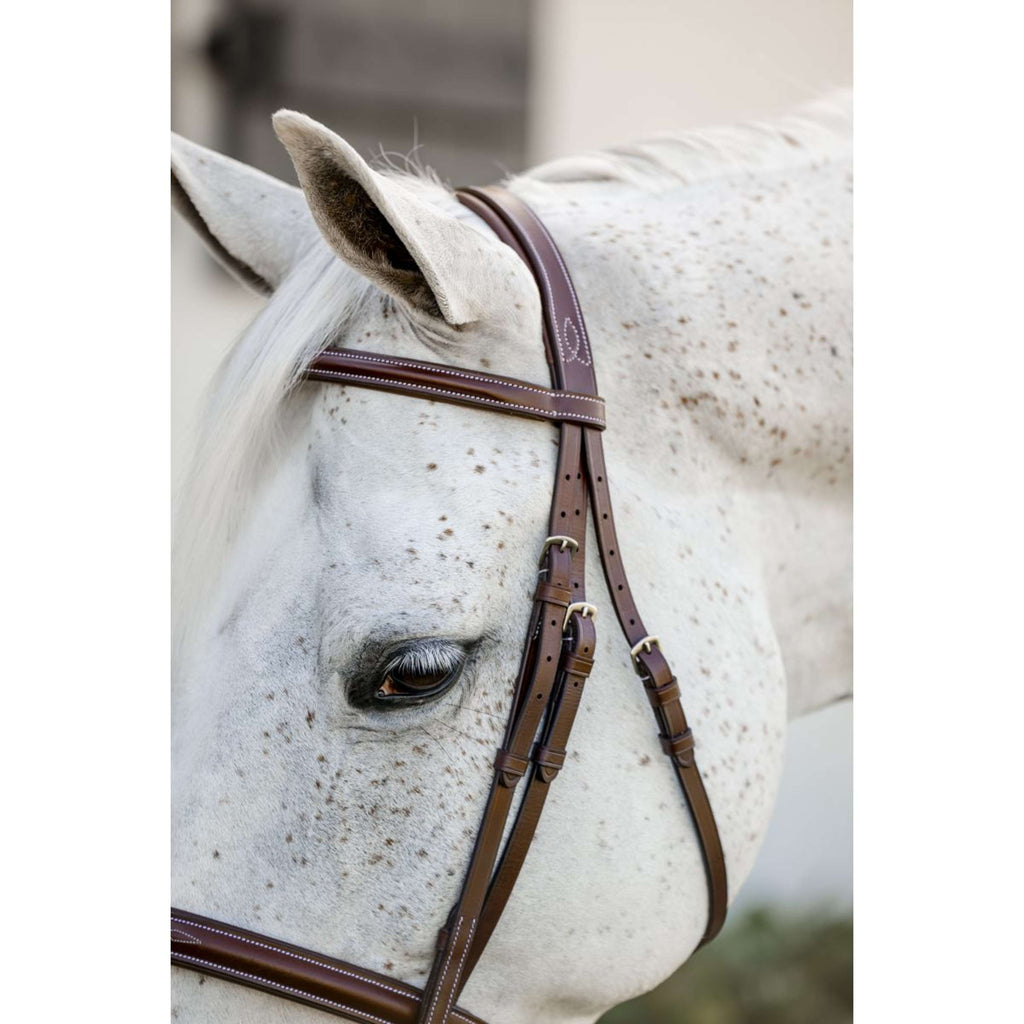 Horseware Brida Hunter Cavesson con Riendas Dark Tan