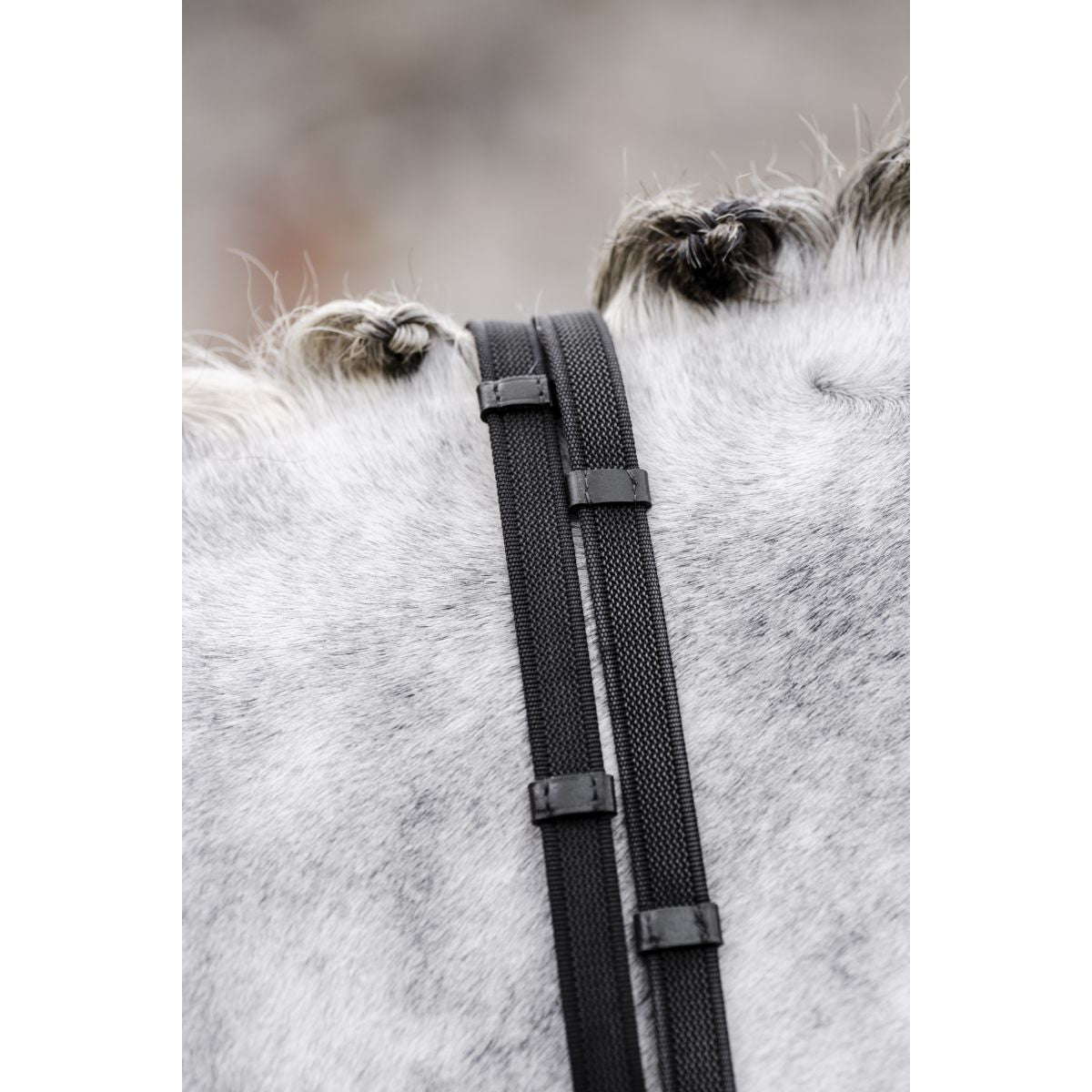 Horseware Riendas Rubber Grip Continental Negro
