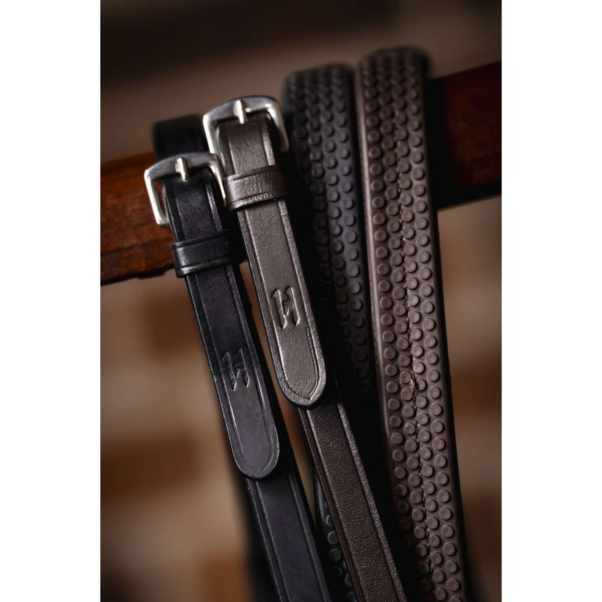 Horseware Riendas Rubber Grip Negro