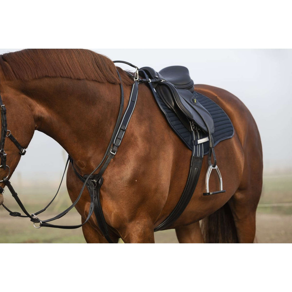 Horseware Micklem Arnés de Pecho con martingala Negro
