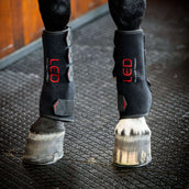 Horseware Leg Wraps LED Red Light Therapy Pair Negro/Negro