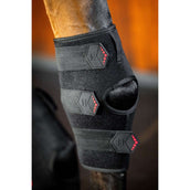 Horseware Hock Boots LED Red Light Therapy Pair Negro/Negro