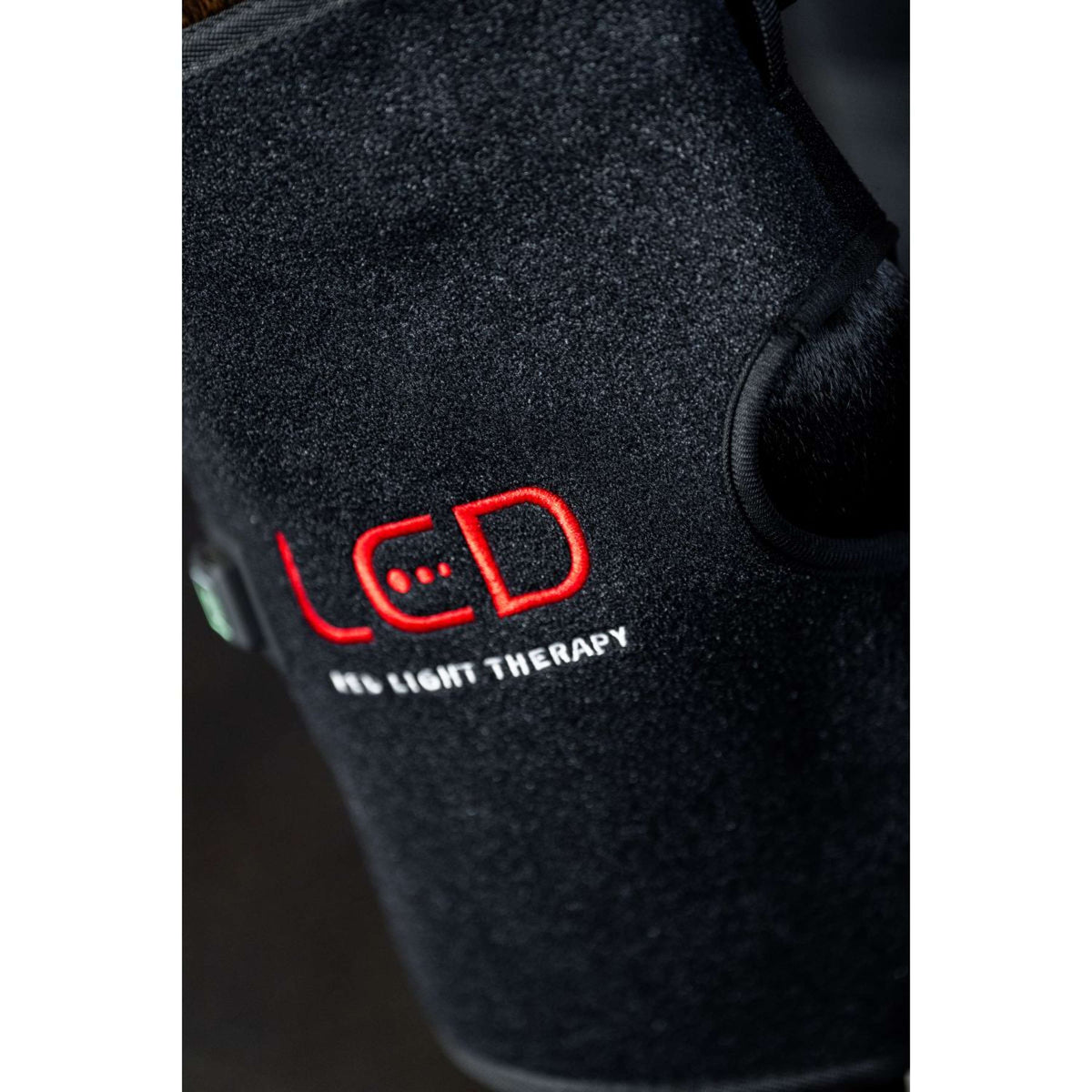 Horseware Hock Boots LED Red Light Therapy Pair Negro/Negro