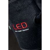 Horseware Hock Boots LED Red Light Therapy Pair Negro/Negro