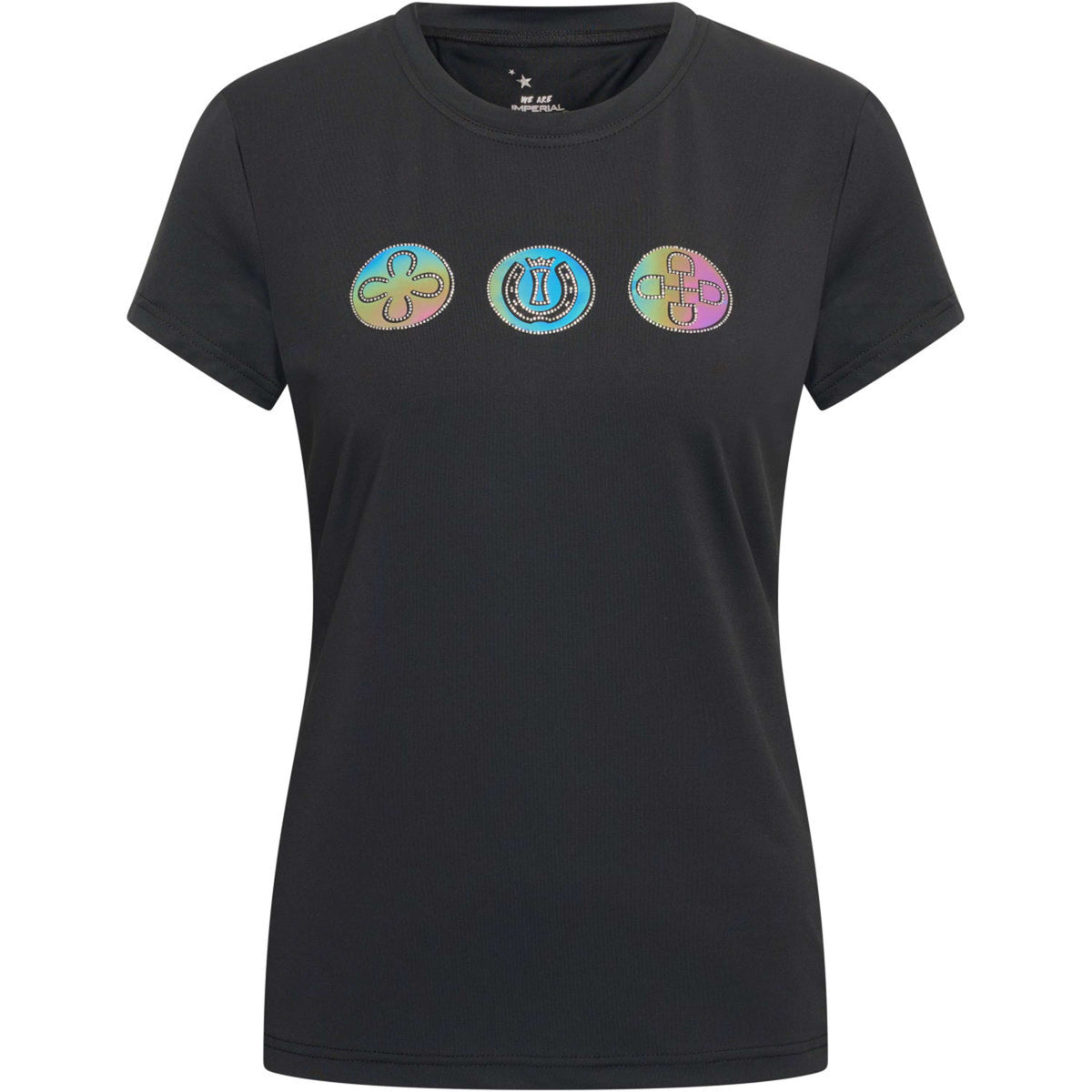 Imperial Riding T-Shirt IRHHolographics Negro