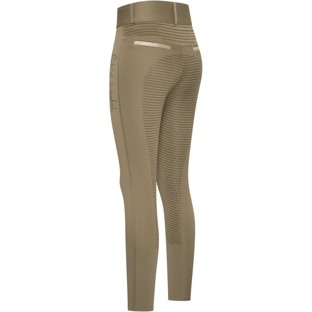 Imperial Riding Legging de EquitaciÃ³n IRHComfi Sparks Full Grip Oliva clara