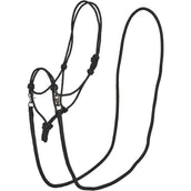 Imperial Riding Cabestro de Cuerda IRHFree Ride con Riendas Negro