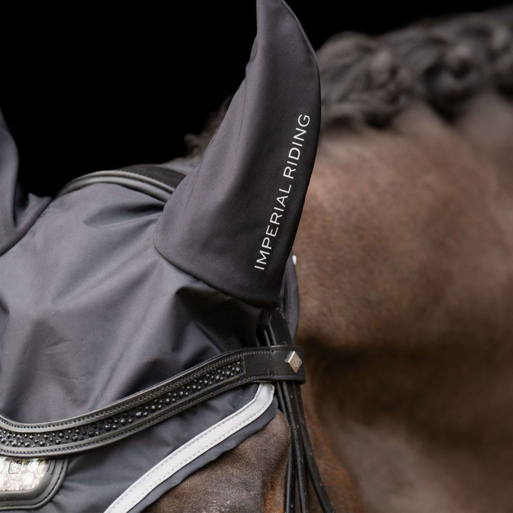 Imperial Riding Bonete para Orejas IRHLuminous Negro