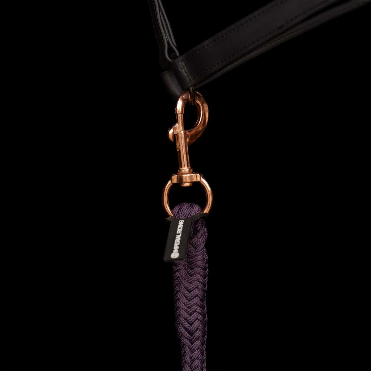 Imperial Riding Cuerda de Cabestro IRHClassic con Gancho de Pánico Bordeaux
