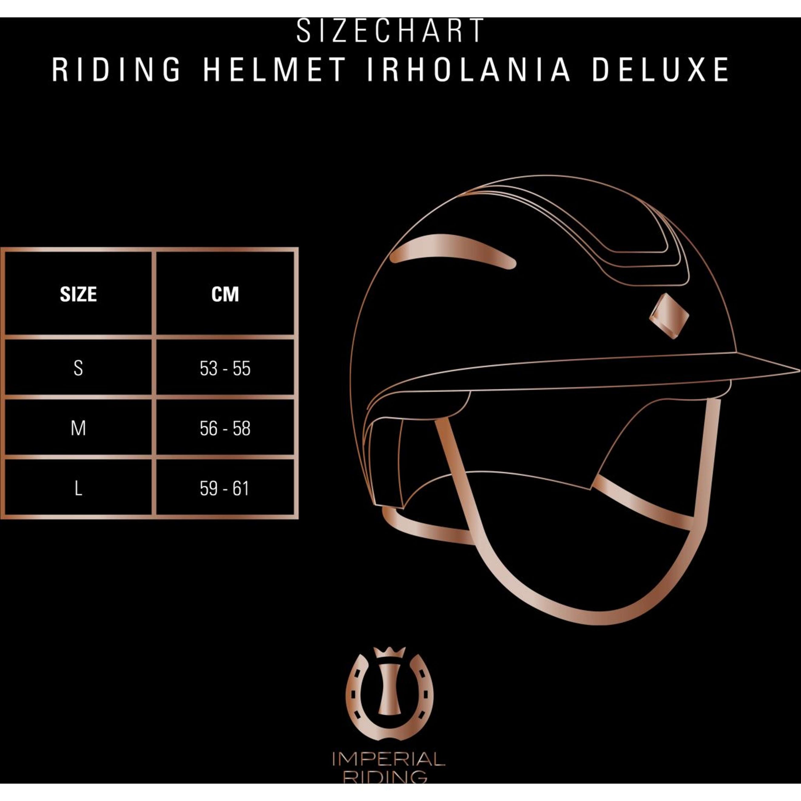 Imperial Riding Casco IRHOLania Deluxe Big Visor Marron