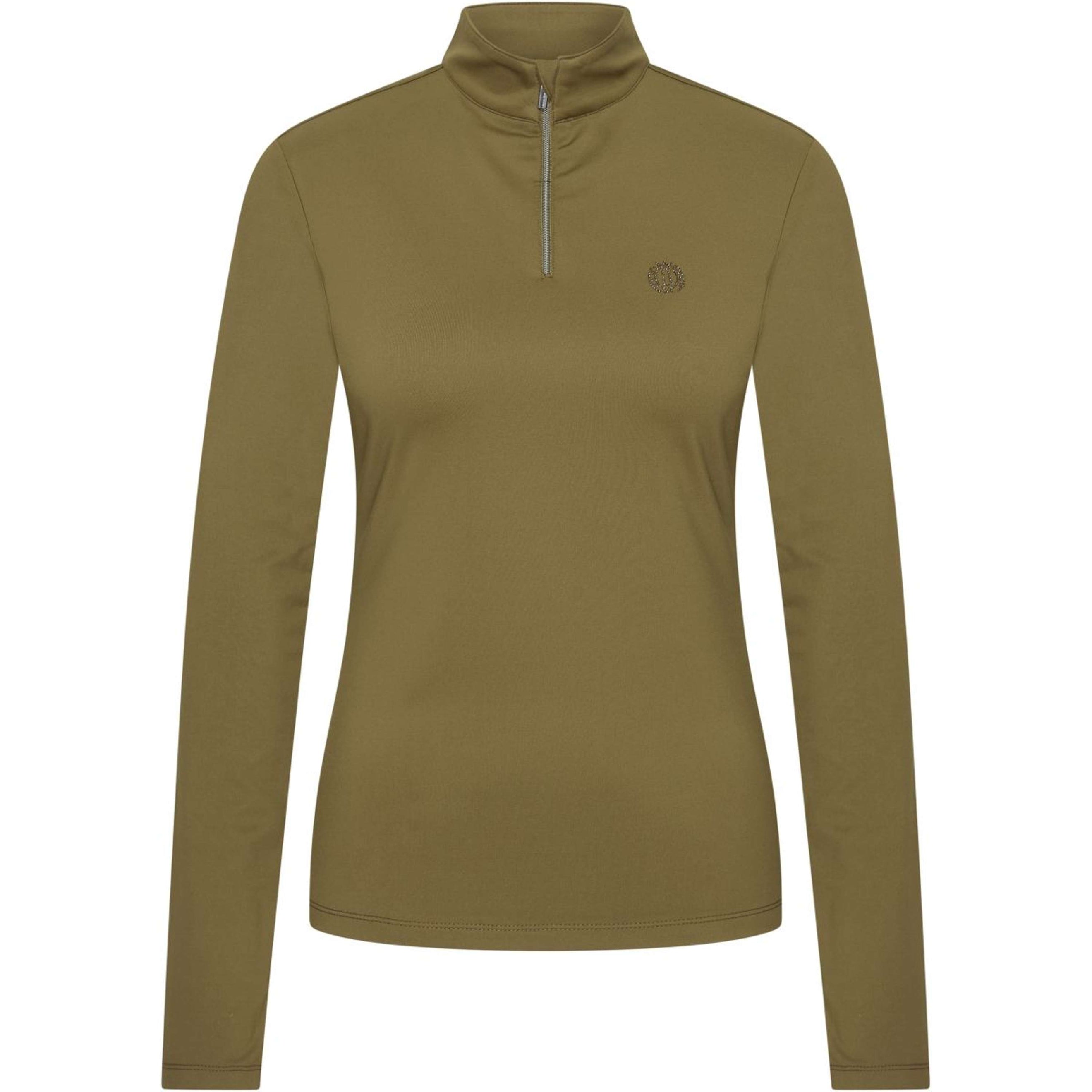 Imperial Riding Shirt IRHAmy Mangas Largas Verde Oliva