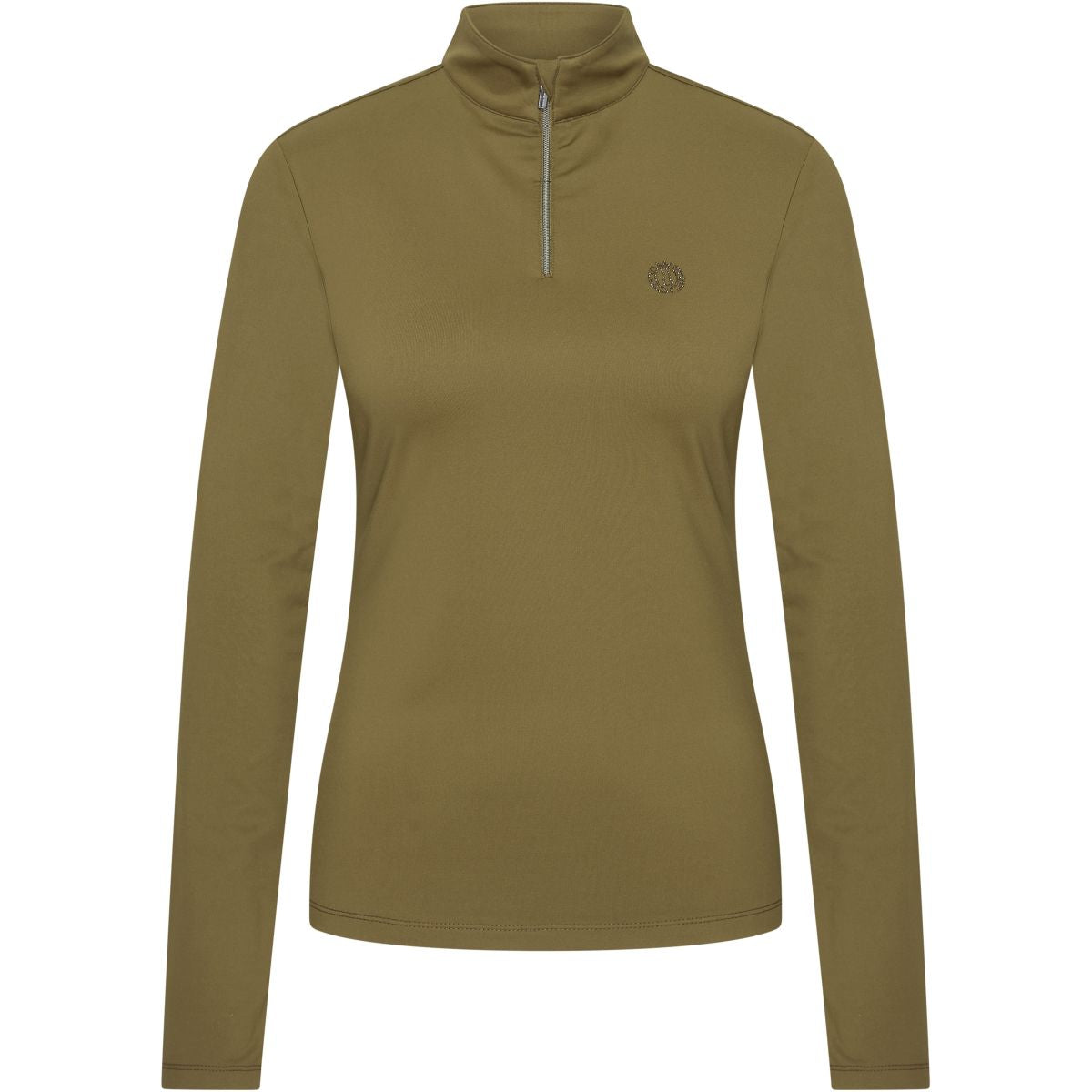 Imperial Riding Shirt IRHAmy Mangas Largas Verde Oliva