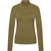 Imperial Riding Shirt IRHAmy Mangas Largas Verde Oliva