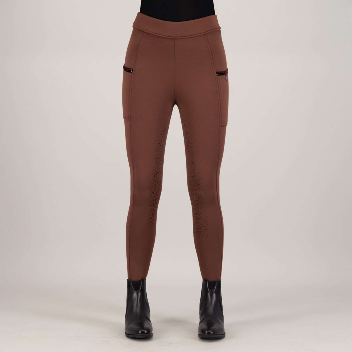 Imperial Riding Legging de Equitación IRHTeddy Full Grip Bronce
