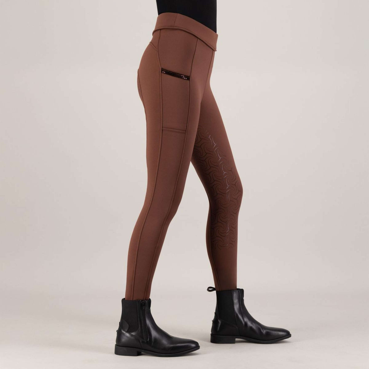 Imperial Riding Legging de Equitación IRHTeddy Full Grip Bronce