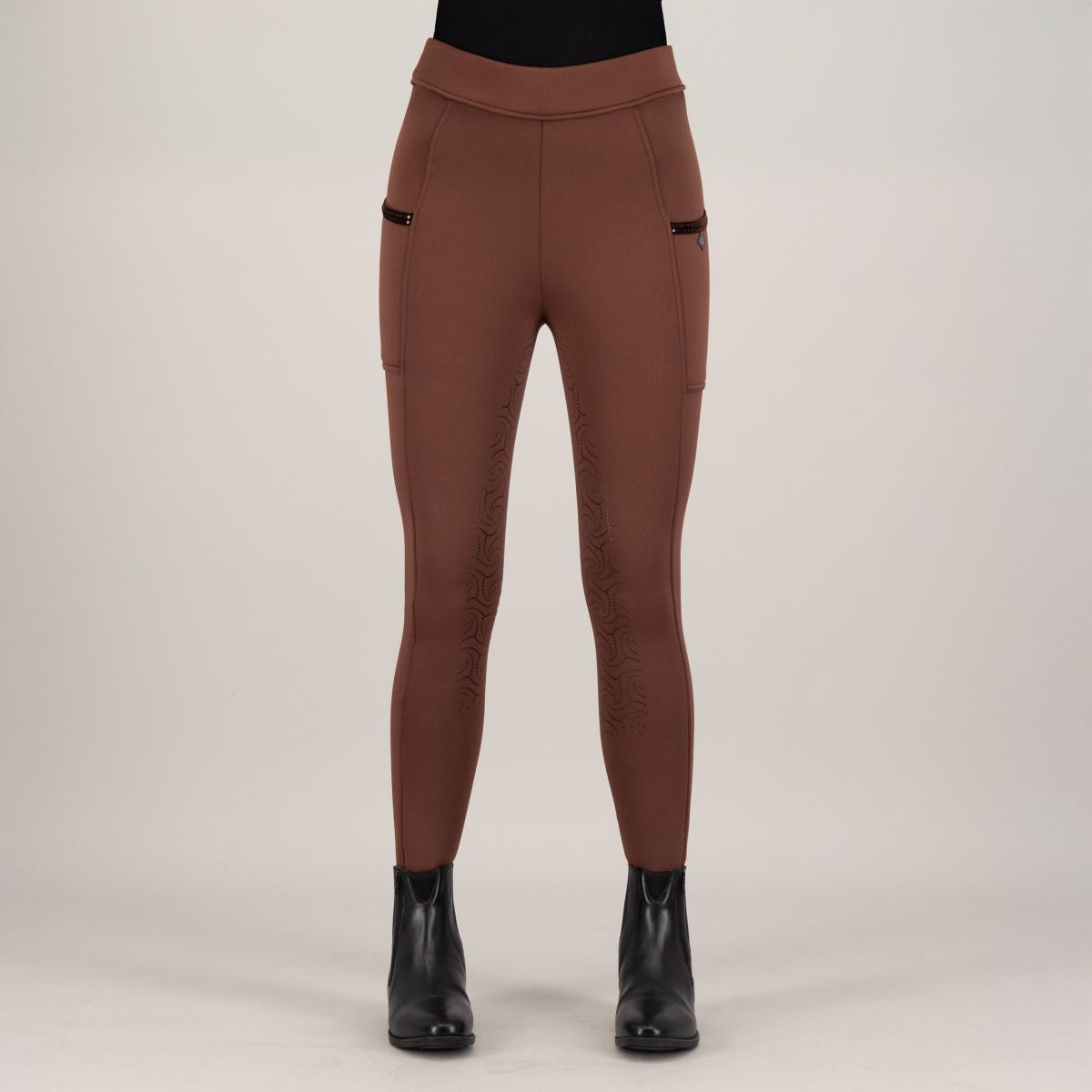 Imperial Riding Legging de Equitación IRHTeddy Full Grip Bronce