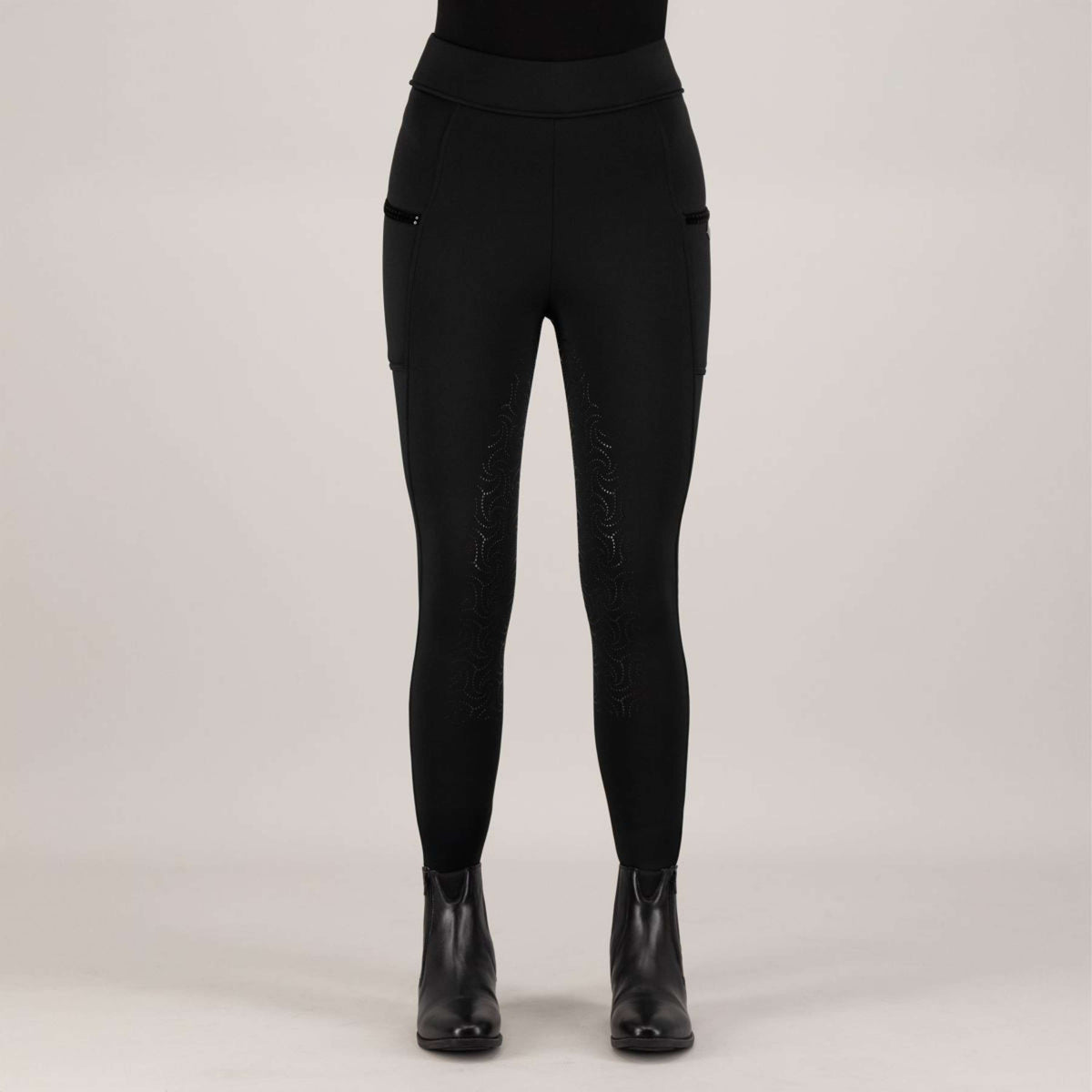 Imperial Riding Legging de Equitación IRHTeddy Full Grip Negro