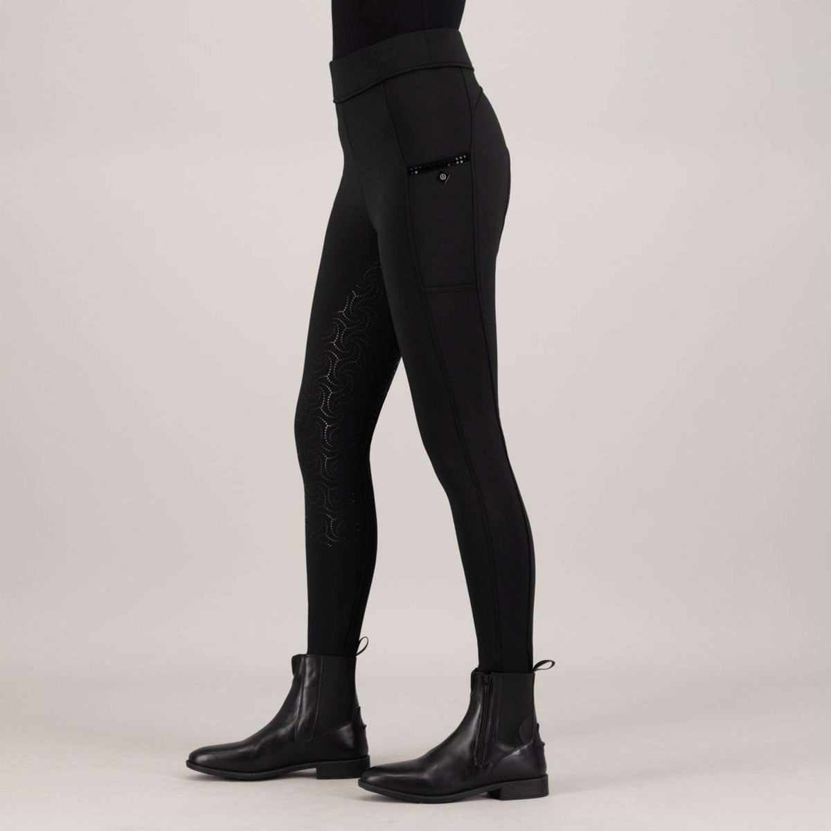 Imperial Riding Legging de Equitación IRHTeddy Full Grip Negro