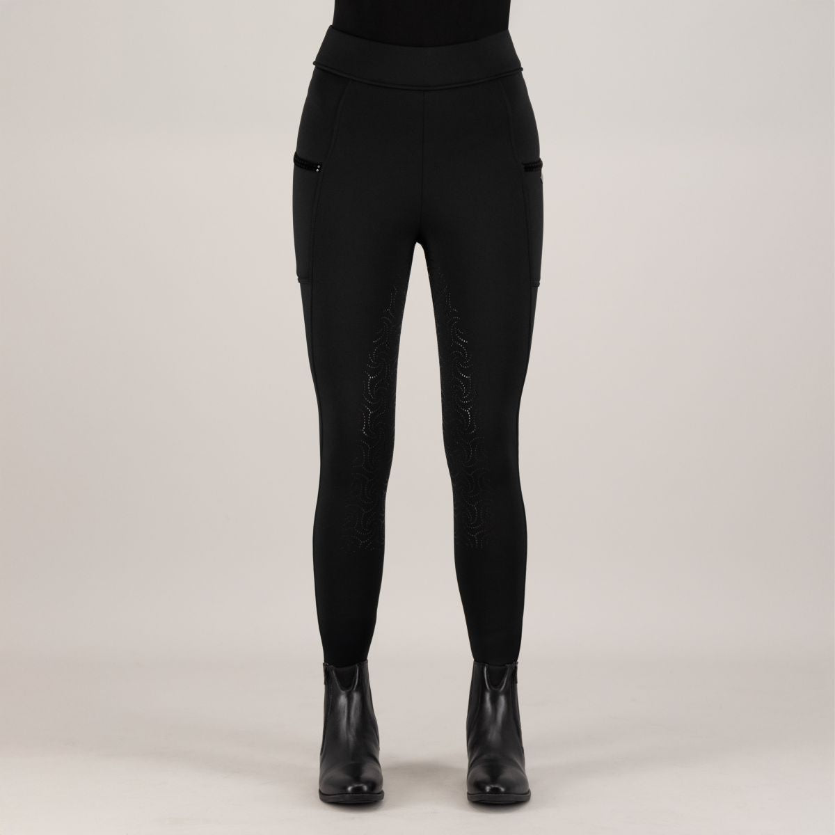 Imperial Riding Legging de Equitación IRHTeddy Full Grip Negro