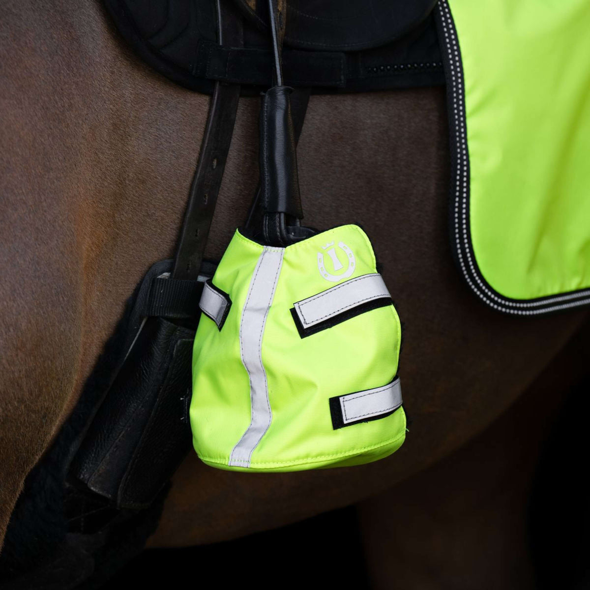 Imperial Riding Calentador de dedos IRHReflective Amarillo